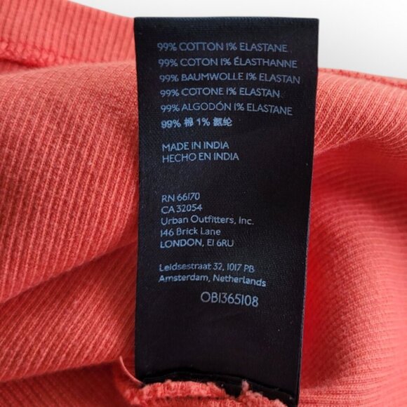 Anthropologie Maeve Ribbed Mock Neck Blair Baby Tee Burnt Orange size S EUC - Picture 13 of 14